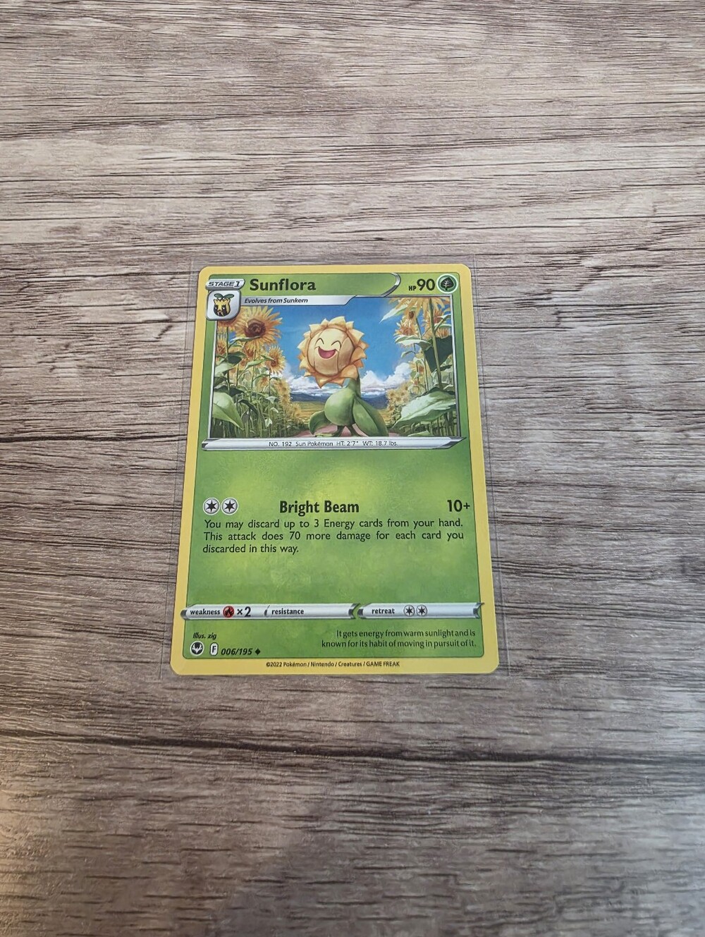 💫BUY 5 FOR $26 Pokemon Sunflora Card